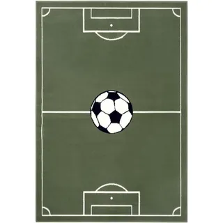 HANSE HOME Teppich »Estadio«, rechteckig, 8 mm Höhe, Kinderteppich, Spielteppich, Spielunterlage, Fußball, Kinderzimmer, grün