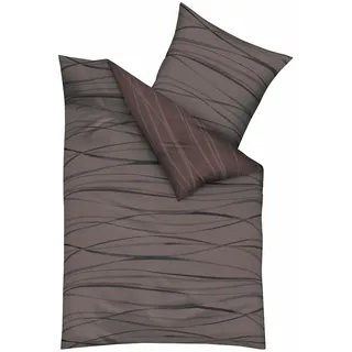 KAEPPEL MOTION gestreift Braun 135 x 200 cm + 2 x 80 x 80 cm