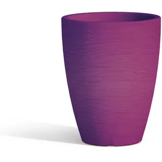 PFLANZENTOPF PFLANZKÜBEL BLUMENTOPF 30 CM H40 VIOLET UNTERSATZ FARBIG RUND ITA