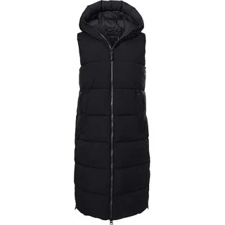 G.I.G.A. DX by killtec GW 24 WMN QLTD VST Steppweste/Funktionsweste in Daunenoptik mit Kapuze, schwarz, 36