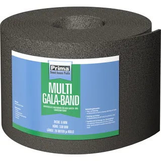 Prima Multi-Gala-Band 6x330mm 20m - Fugenband für den Garten- und Landschaftsbau - Grau
