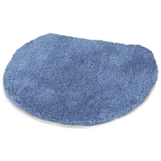 KLEINE WOLKE Badematte »RELAX« Höhe 30 mm rutschhemmend beschichtet fußbodenheizungsgeeignet Badteppich, Uni Farben, rechteckig, rund & als Set erhältlich, blau