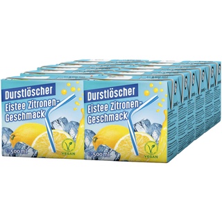 Durstlöscher Eistee Zitrone Fruchtsaftgetränk 500ml 12er Pack