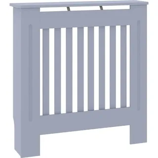 vidaXL Holzwerkstoff Heizkörperverkleidung Grau 78 cm - Grau