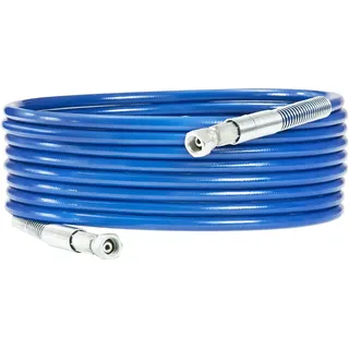 Vevor 15,2 m Airless-Farbspritzschlauch, 1/4 Zoll Airless-Farbspritzschlauch, 4350 PSI flexibler Airless-Spritzschlauch, mehrschichtiger verstärkter Stahldrahtgeflechtschlauch für Farbspritzgerät