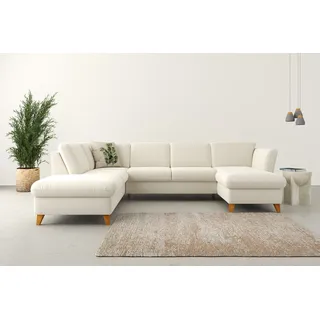 Home Affaire Wohnlandschaft Polyester U-Form 3-Sitzer Beige