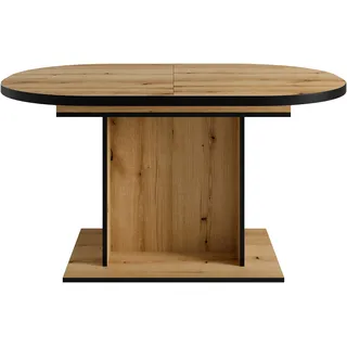 OTTO home Basel 140 x 76 x 90 cm Eiche schwarz