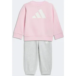 adidas Baby Jogginganzug I BL FL JOG 240 KS1473 92, clear Pink/White/White - 92