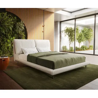 DeLife Cusino 140 x 200 cm Bouclé Creme-Weiß