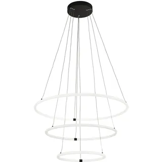 Revolve Modern Kronleuchter Stahl Weiß Polycarbonat Schwarz Led 59,81W 3000K - Weiß