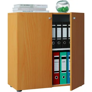 VCM Vandol Mini Aktenschrank 70 x 39 x 74 cm braun