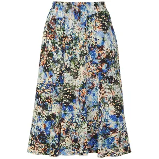 GOLDNER Sommerrock »Bequemer Druckrock mit Rundumschlupfbund«, schwarz