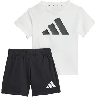 adidas Essentials Tee Set - White / Black - 12-24 Monate