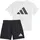 Essentials Tee White Black 12-24 Monate
