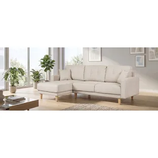 Home Affaire "TRIPLO optionale Schlafsofa mit Bettkasten, Maße B/T/H: 234/164/89 cm", L-Form wahlweise mit Bettfunktion - Liegefläche 132x210 cm,