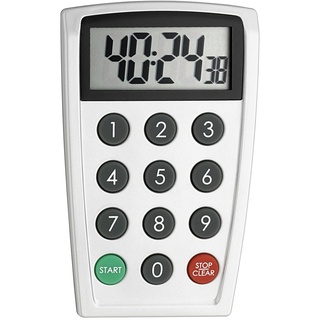 TFA Dostmann 38.2026 Timer Silber digital