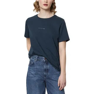 Marc O'Polo Damen B41244151221 T-Shirt, Navy Teal, L EU