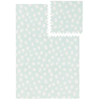 Lytte Spielmatte Savannah Mint 120x180 cm , Mintgrün , Textil , Animalprint , Rechteckig , 120x180 cm , für Fußbodenheizung geeignet , Teppiche und Böden, Teppiche, Kinderteppiche