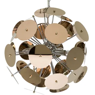 Beliani Zambezi 4-flg. 50 cm Kupfer, Edelstahl