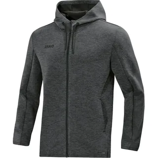 Jako Herren Kapuzenjacke Premium Basics, grau meliert, XXL