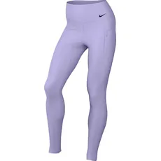 Nike Hose Damen Dri-Fit Go Mr Tght, Lilac Bloom/Black, DQ5672-512, 2XL