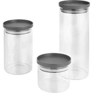 Metaltex Vorratsglas 1500 ml 3 St.