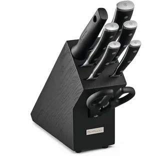 WÜSTHOF Classic Ikon Messerblock mit 7 Artikeln, Schwarz
