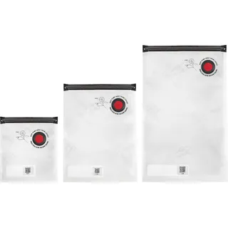 Zwilling Fresh & Save Vakuum Beutelset für Lebensmittel 10-teilig, verschiedene Größen, Kunststoff, wiederverwendbar