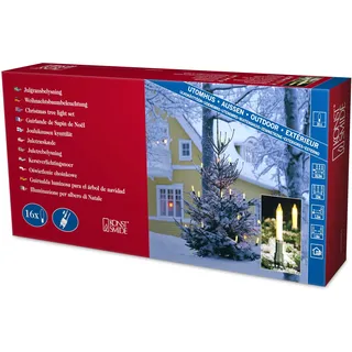 Konstsmide Weihnachtsbaum-Beleuchtung Außen LED 15 m Weiß