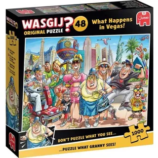 Wasgij Original 48 What Happens in Vegas passiert, 1000-Teile-Puzzle für Erwachsene
