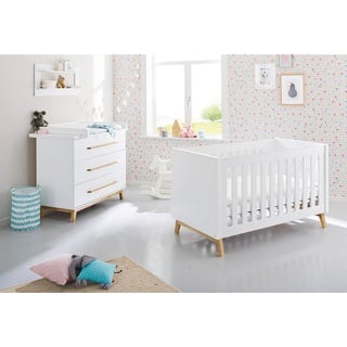 Pinolino BABYZIMMER Weiß, Eschefarben