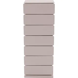 Kommode SPINDER DESIGN "JOEY 7", grau (silky taupe), B:37cm H:98,5cm T:26cm, Stahl, Sideboards, Kommode, Stahlschuhschrank und Aufbewahrungsschrank in 1