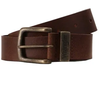 Wrangler Herrengürtel Leder Braun 110 cm