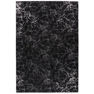 XXXLutz Teppich Schwarz, / Silber, 120cm x 170cm