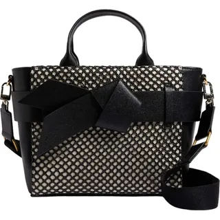 Ted Baker Handtasche Jessa Bow Canvas Mini Tote Black