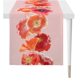 APELT Tischläufer »6854 SUMMERTIME, Sommerdeko, Sommer« mit Blumenmotiv, Digitaldruck, roter Klatschmohn, bunt