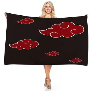 Anime Naruto Uzumaki Sasuke Strandtuch Kakashi Hy?ga Badetücher Kinder Pool Handtuch - Uzumaki - 140x180cm