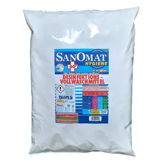 Hygiene VOS Sanomat Desinfektionswaschmittel 15 kg, VAH RKI | chemo-thermische Wäschedesinfektion, phosphatfrei, RKI A/B-gelistet, EN16616, Biozid BAuA Reg.Nr. N-46491