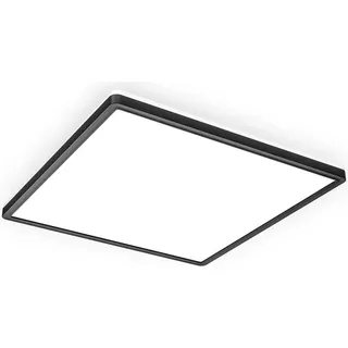 B.K.Licht - Deckenlampe 22W ultraflach Deckenleuchte Wohnzimmer indirekt 42x42cm