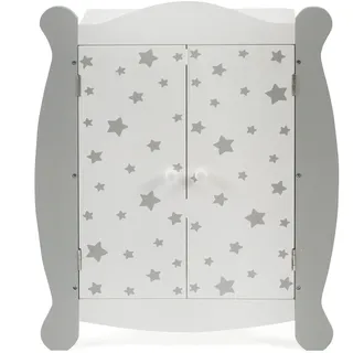 Bayer Chic 2000 CHIC2000 Puppenkleiderschrank "Stars Grau", stars grau