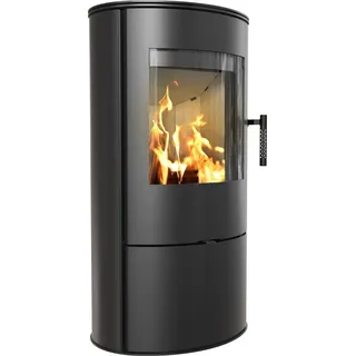 Kratki Rollo Stahl Schwarz/Innenverkleidung Weiß