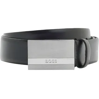 Boss Herrengürtel Leder schwarz 100 cm