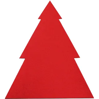 Primaflor-Ideen in Textil Platzset »Tannenbaum, Weihnachtsdeko rot«, (Set, 4 St.), auch ideal als Tischdeko oder Untersetzer, Größe 47,5 x 40cm, rot