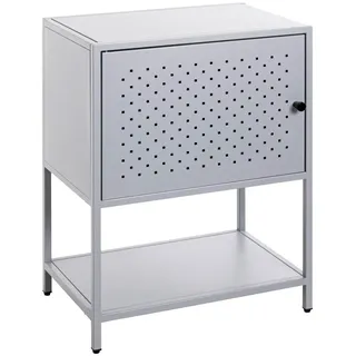 Haku-Möbel Nachtschrank 45 x 30 x 60 cm Grau