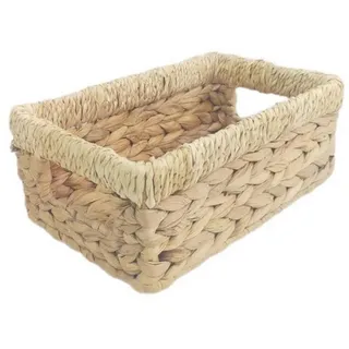 Landscape Regalkorb , Naturfarben , Metall, Naturmaterialien , 3.2 l , rechteckig , 15x10x25 cm , Handmade in Vietnam , handgemacht , Ordnen & Aufbewahren, Dekoboxen & Aufbewahrungsboxen, Regalboxen & Stehsammler
