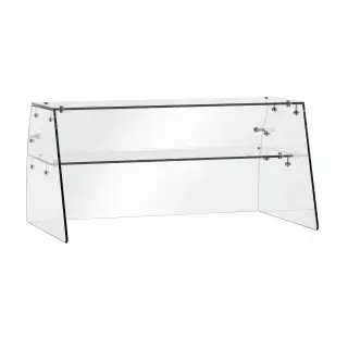 Bartscher Glasaufsatz 900T2GL, Glasaufsatz für Saladette 900T2 +GL, 1 Stück