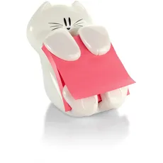Post-it Pop-Up-Notizspender, Katzen-Design, 7,6 x 7,6 cm, 1 Spender/Packung (CAT-330, weiß)