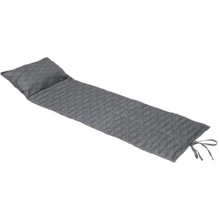 Hesperide Gartenliegenauflage 180 x 60 x 1,2 cm grau 1 St.
