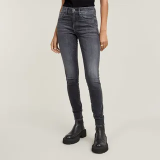 G-Star 3301 Skinny Jeans Faded Black Magnet 28 30