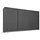Schwebetürenschrank OTELI 368 x 214 x 68 cm Grau